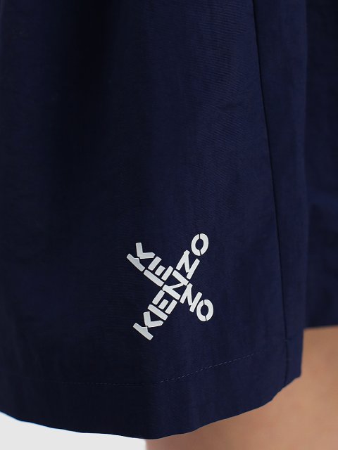 Тёмно-синяя юбка KENZO: фото 5 - Invogue