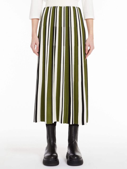 Зелёная юбка WEEKEND MAX MARA: фото 1 - Invogue