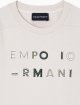 Футболка з щільного бавовняного джерсі з вишивкою логотипу Emporio Armani Kids: фото 1 - Invogue