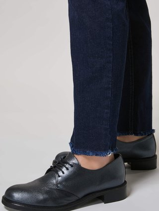Тёмно-синие джинсы PERSONA: фото 3 - Invogue