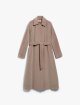 Бежеве пальто MAX MARA з вовни середньої довжини: фото - Invogue