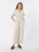 Бежевий комбінезон Weekend Max Mara з віскози та льону: фото 1 - Invogue