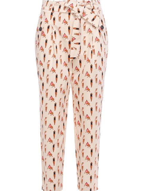 Молочные брюки MARELLA: фото - Invogue