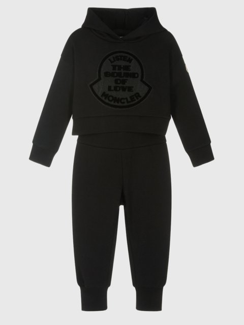 Чорні кофта, брюки MONCLER ENFANT: фото - Invogue