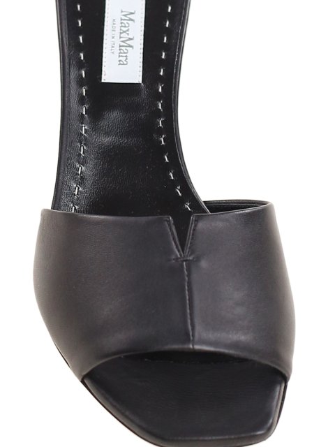 Чёрные босоножки MAX MARA: фото 3 - Invogue