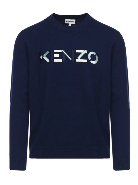 Синий свитер KENZO: фото - Invogue