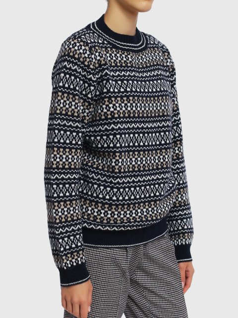 Тёмно-синий свитер WEEKEND MAX MARA: фото 2 - Invogue