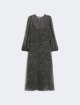 Чорна сукня MAX MARA з шовкового шифону: фото - Invogue
