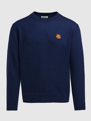 Синий свитер KENZO: фото - Invogue