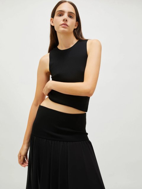 Черная юбка Marella длинная: фото 4 - Invogue