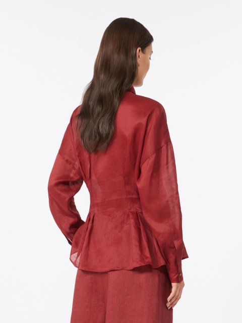 Червона сорочка Max Mara з каді: фото 3 - Invogue