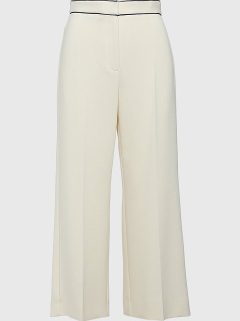 Кремовые брюки MARELLA: фото - Invogue