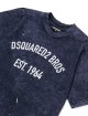 Сині футболка та шорти Dsquared з бавовни: фото 3 - Invogue