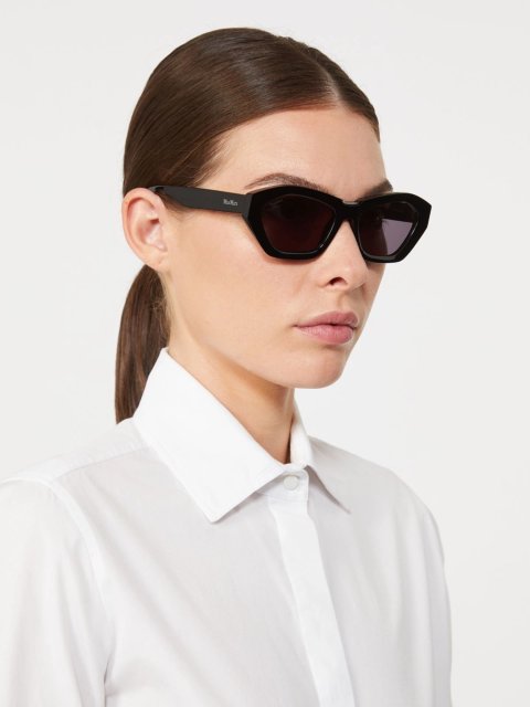 Чорні окуляри MAX MARA ацетатні: фото 3 - Invogue