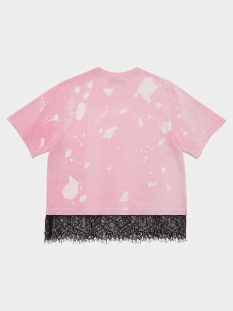 Рожева футболка DSQUARED KID : фото 1 - Invogue