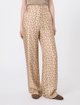 Бежеві брюки з принтом Max Mara з шовку: фото 2 - Invogue