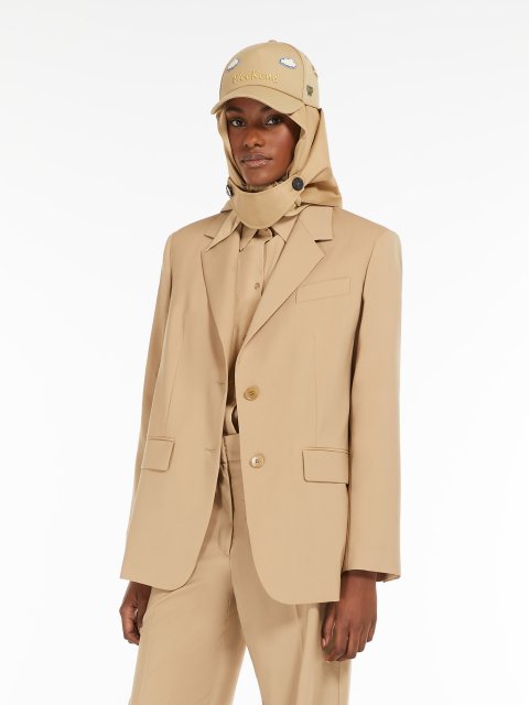 Бежевий жакет WEEKEND MAX MARA з вовни: фото 4 - Invogue