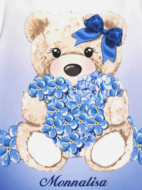 Кремова сукня MONNALISA з принтом: фото 2 - Invogue