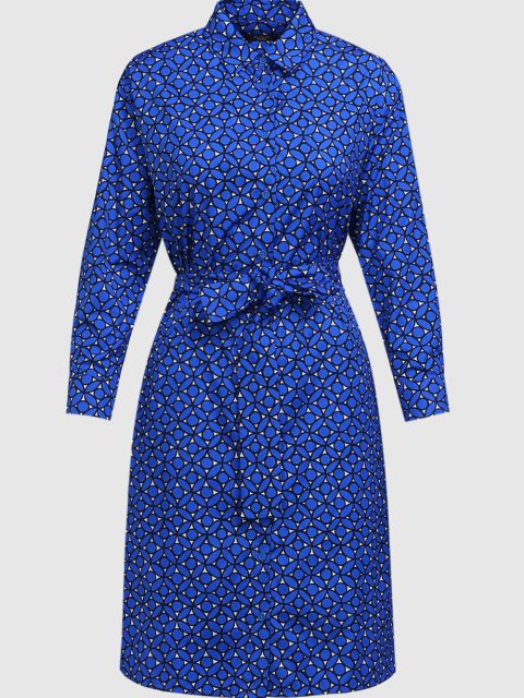 Синее платье WEEKEND MAX MARA: фото - Invogue