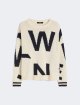 Светр WEEKEND MAX MARA з принтом: фото - Invogue