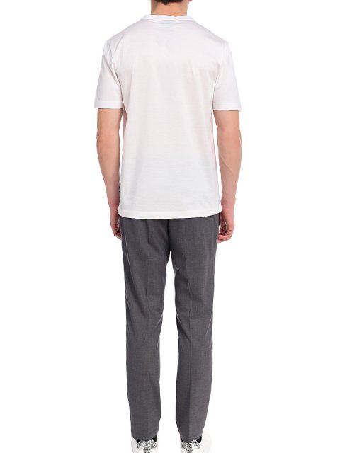 Белая футболка BOSS: фото 4 - Invogue