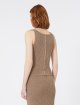 Коричнева майка MAX MARA з вовни та кашеміру: фото 3 - Invogue