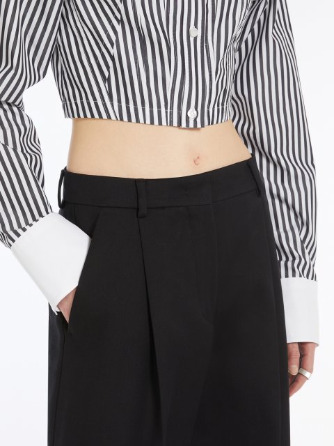 Чорні брюки Sportmax палаццо: фото 4 - Invogue