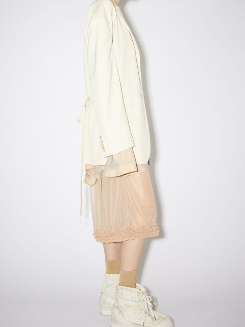 Бежевый жакет ACNE STUDIOS: фото 3 - Invogue