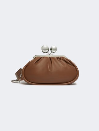 Коричневая сумка Pasticcino Weekend MaxMara из кожи: фото - Invogue