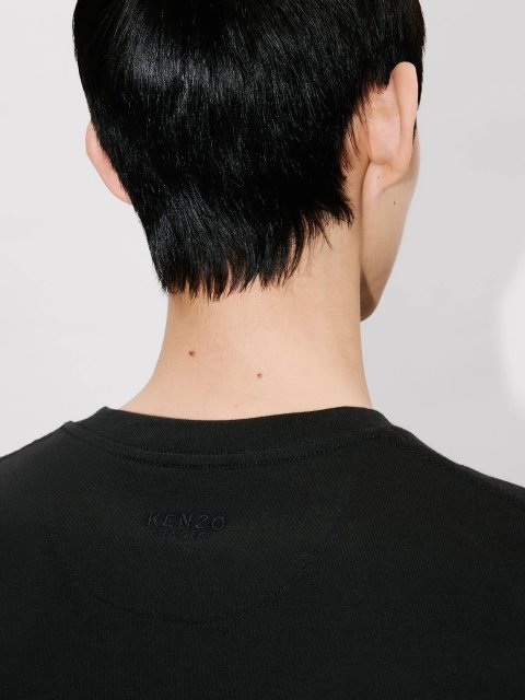 Черная футболка Kenzo прямого кроя: фото 5 - Invogue