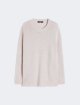 Бежевий светр WEEKEND MAX MARA з альпаки та бавовни: фото - Invogue