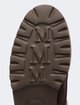 Темно-коричневые ботинки Max Mara из кашемира и замши: фото 5 - Invogue