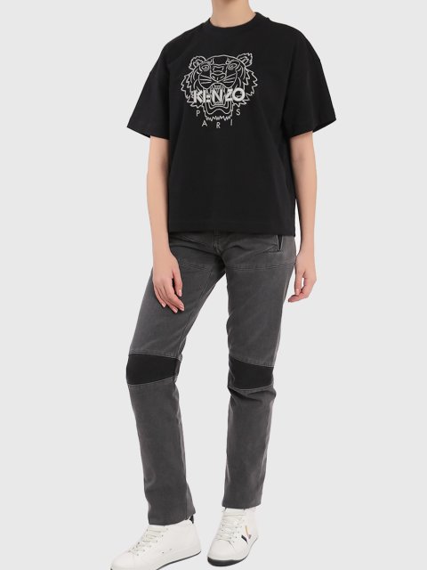 Чорна футболка KENZO : фото 1 - Invogue