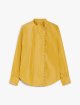 Гірчична сорочка Max Mara з шовкової тафти: фото - Invogue