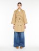 Бежевий плащ Weekend Max Mara двобортний: фото 1 - Invogue