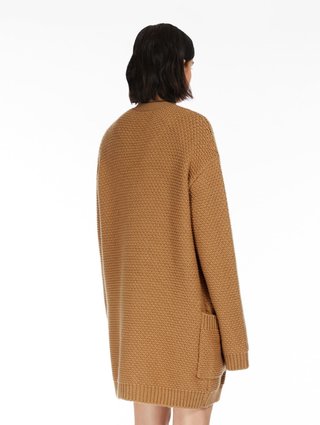 Коричневий кардиган Max Mara вільного крою: фото 2 - Invogue