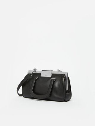 Черная сумочка Max Mara с ручками: фото 1 - Invogue