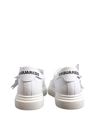 Белые кеды DSQUARED KID: фото 2 - Invogue