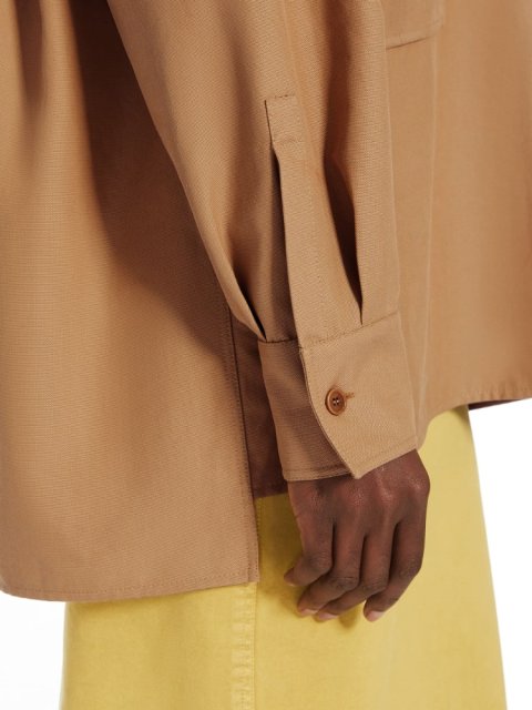Світло-коричнева блуза Max Mara вільного крою: фото 4 - Invogue