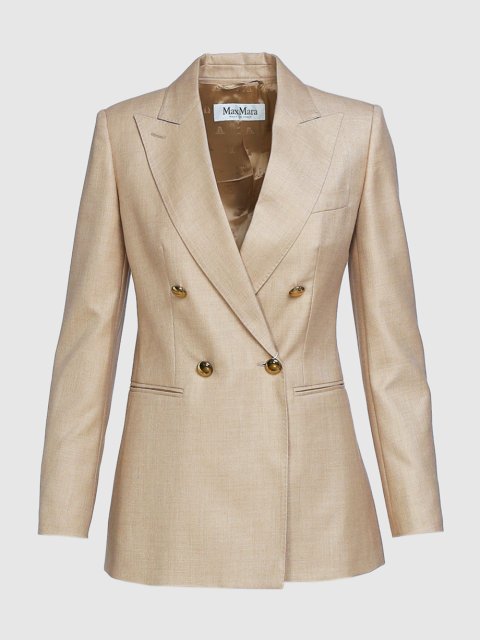 Молочный пиджак MAX MARA: фото - Invogue