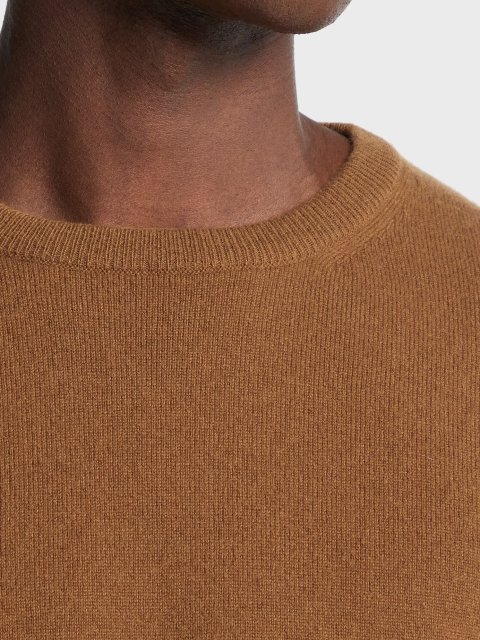 Карамельный джемпер Zegna из кашемировой пряжи: фото 3 - Invogue