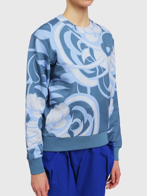 Голубой свитшот KENZO: фото 3 - Invogue