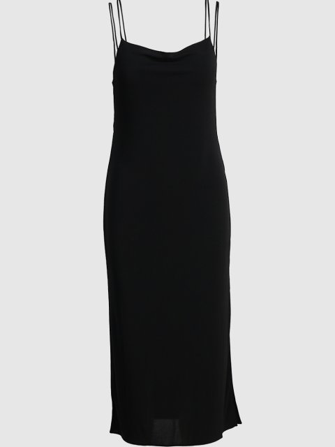 Чёрное платье HELMUT LANG: фото - Invogue