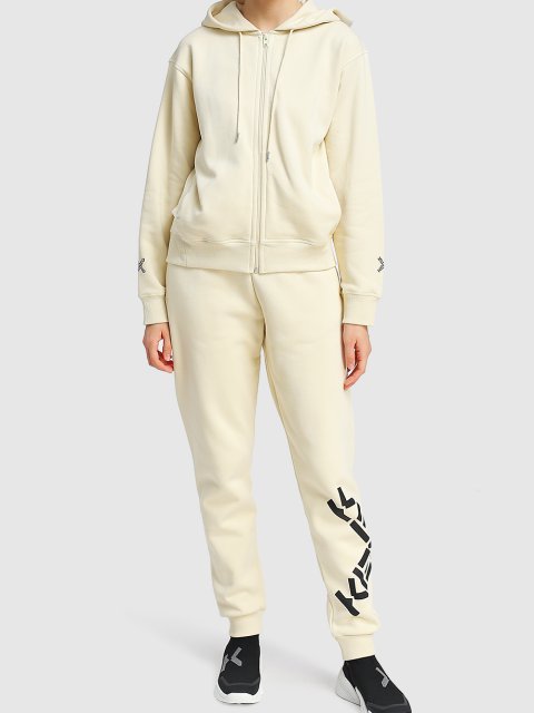 Бежевые брюки KENZO: фото 1 - Invogue