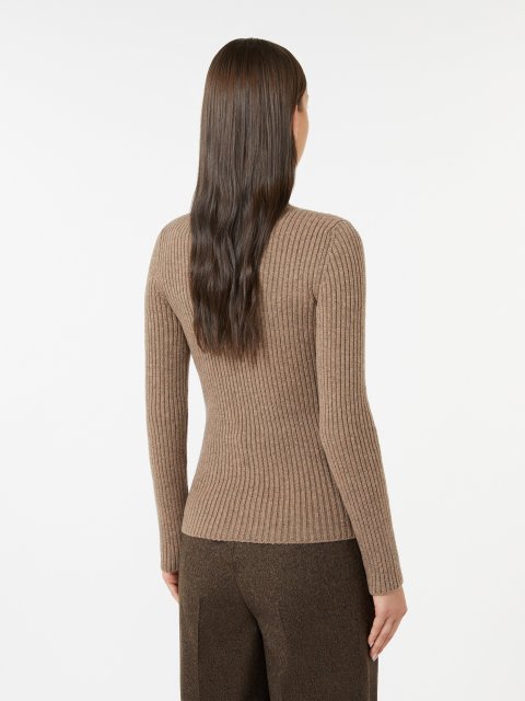 Кремовый гольф MAX MARA из шерсти и кашемира: фото 3 - Invogue