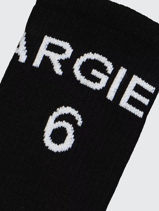 Чёрные носки MM6 MAISON MARGIELA KIDS: фото 1 - Invogue