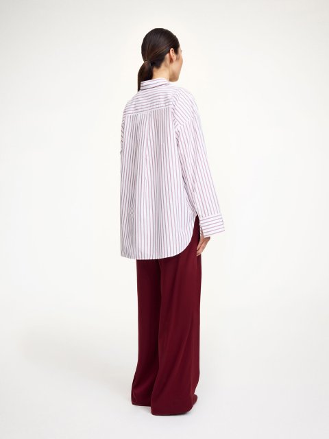 Сорочка у смужку BY MALENE BIRGER з органічної бавовни: фото 3 - Invogue