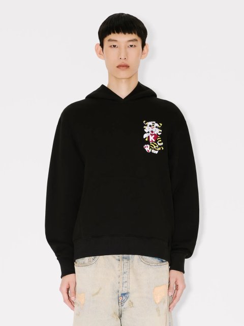 Черное худи Kenzo из хлопка: фото 2 - Invogue