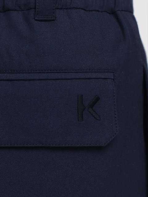 Тёмно-синие брюки KENZO: фото 5 - Invogue