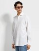 Біла сорочка ZEGNA з бавовни та кашеміру: фото 1 - Invogue